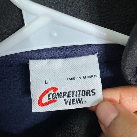 Jeff Gordon Sweater Mens L Navy Chase Authentics Fleece 1/4 Zip Pullover - Picture 4 of 10